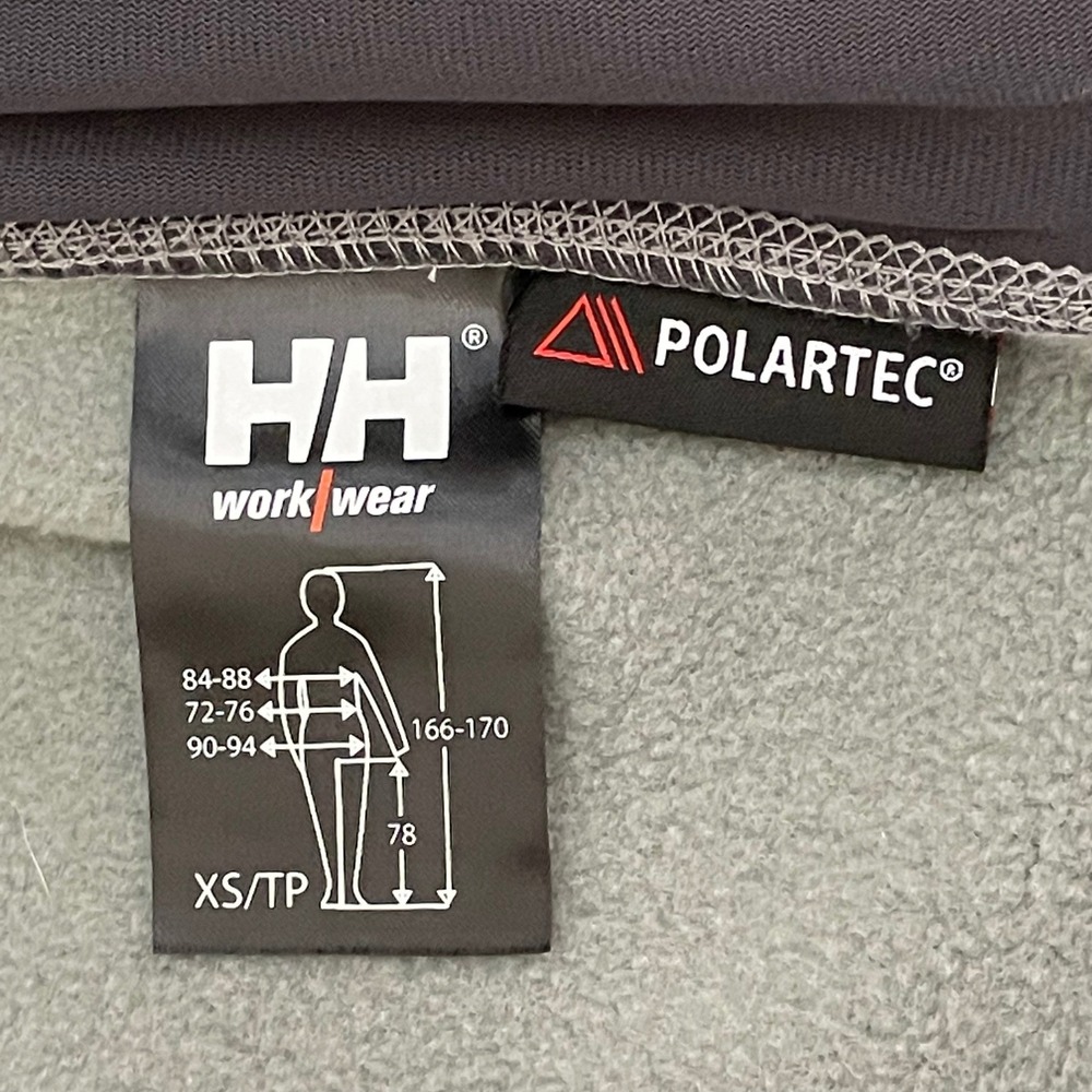 Helly Hansen Workwear Polartec Women's Fleece Jacket‎ XS Gray Full Zip Cascade - Picture 4 of 16